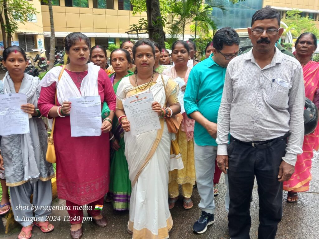 भाजपा के जिला मंत्री नीलू मछुआ ने जनता के ज्वलंत समस्याओं को लेकर मुख्यमंत्री के नाम डीसी को ज्ञापन सौंपी 